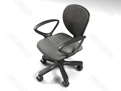 three dimensional office chair