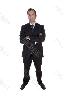 young businessman posing