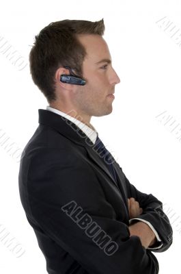 man with folded hands