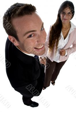 business people holding hands