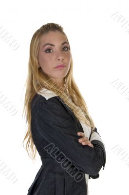 stylish pose of lady