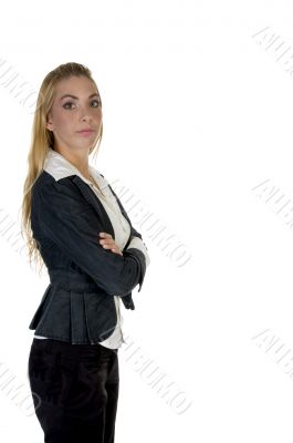 stylish pose of woman