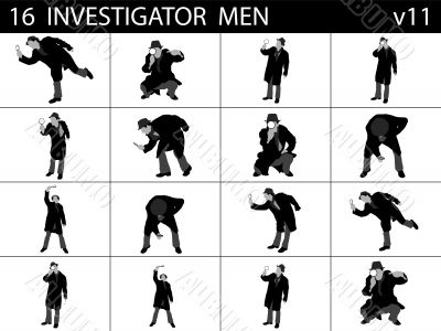 investigating men