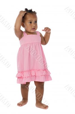 Adorable african baby