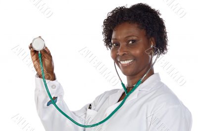 African american woman doctor