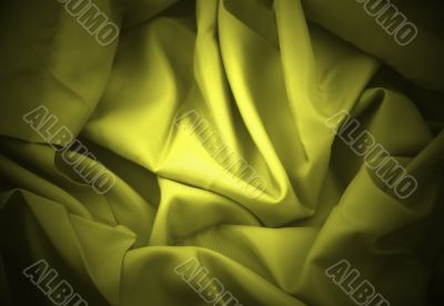 yellow folded satin