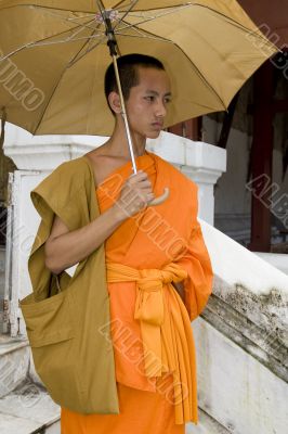 Buddhistic monk in Luang Prabang, Laos
