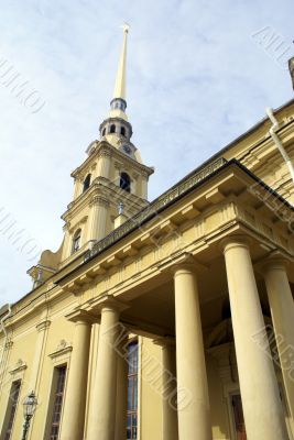 Entrance and spire