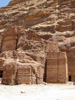 Ancient ruins in Petra