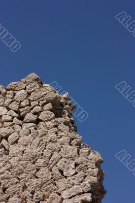 Broken stone wall
