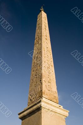 Egyptian obelisk closeup