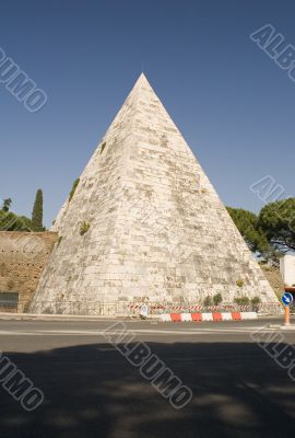 pyramid in rome