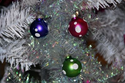 Christmas Decoration Textured Baubles