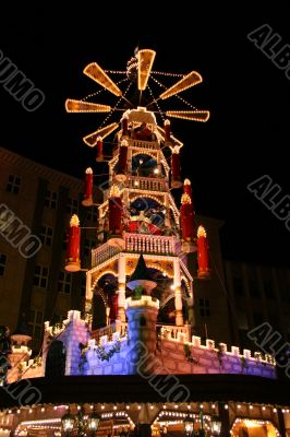 Christmas fair market in Kassel, Germany