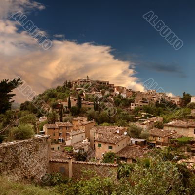 Mystic spirit at the hill of Deia, Majorca, Spain