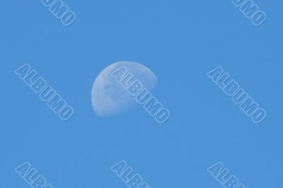 The moon in the afternoon