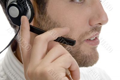 businessman busy in communicate