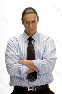 portrait of young handsome businessman