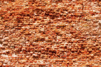 ruined brick wall ruined brick wall