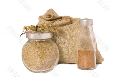 set of herbe and spice