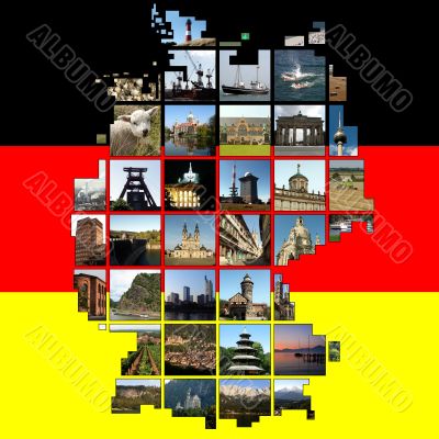 Germany in squares