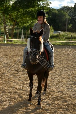 riding girl