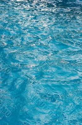 textured rippled deep blue water surface