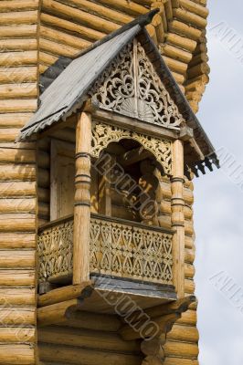 Wooden Carved Balcony