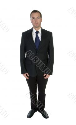 young attractive businessman posing