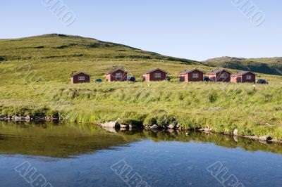 summer north norwegian landscape