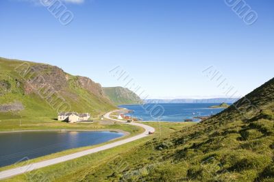 summer norwegian landscape