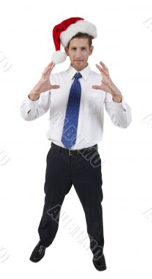 man showing measuring gesture man showing measuring gesture