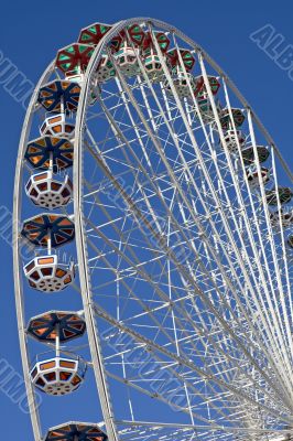 Ferris wheel at the fairground