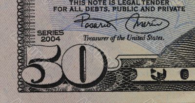 Fifty Dollar. Fifty Dollar.