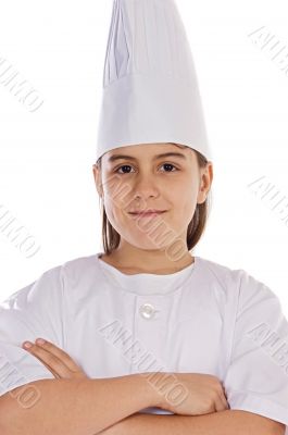 Adorable cook girl