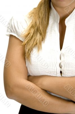 close up of woman`s hand