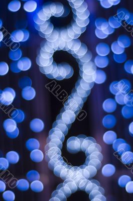 abstract new year lights