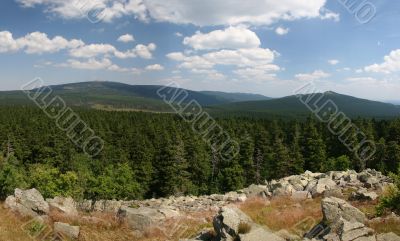 mount Brocken in the national park Harz, Germany