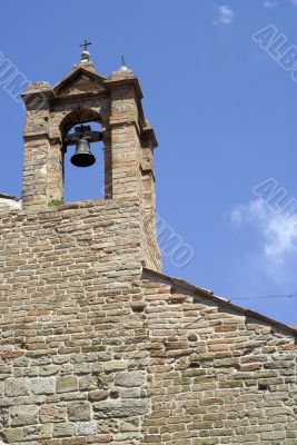 Monterubbiano - Ancient church, bell Monterubbiano - Ancient church, bell
