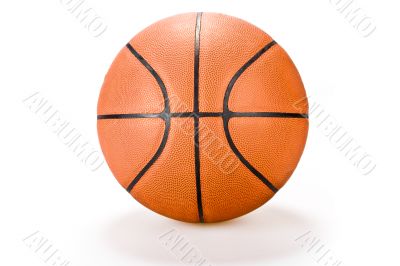 Basket ball on white background sport
