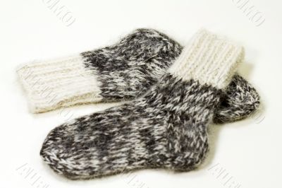 wool knitted socks