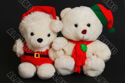 christmas teddy bears