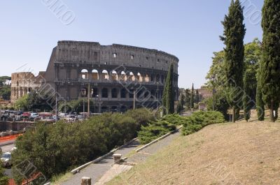 Rome amphitheater