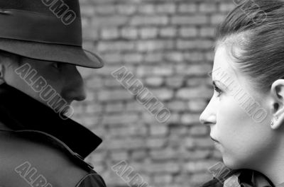 vintage style couple