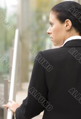 businesswoman in black