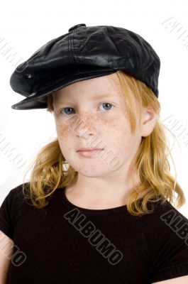 sailor girl with black hat