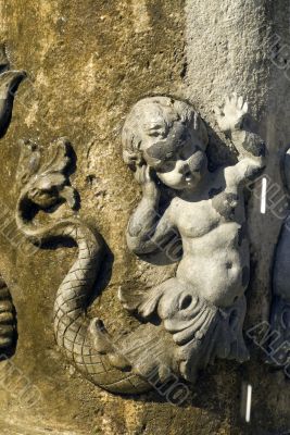 Ascoli - Fountain, detail