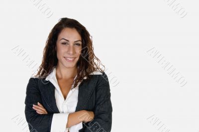 smiling stylish woman