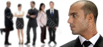 young associate with his team