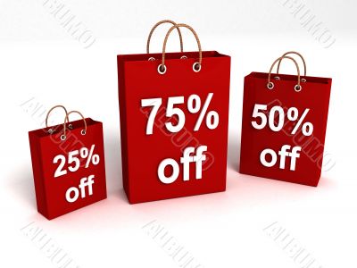 shopping bags with rebate offers